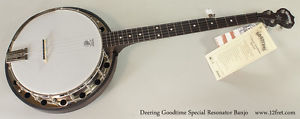 Deering Goodtime Special Bluegrass-Resonator-back banjo: Free Ship ! Full setup