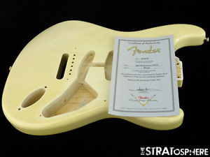 Fender USA Custom Shop '56 NOS Stratocaster BODY Vintage Nitro White Blonde