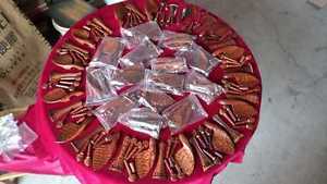 10 set! Beautiful Deluxe Snakewood Violin Fittings Violin Parts!