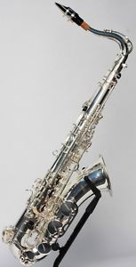 SYMPHONIE Westerwald Tenorsaxophon/ Tenor Saxophon/Saxofon, echt versilbert, Neu