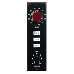 Avedis Audio MA5 MA-5 500 Series Mic Preamp (BLACK Faceplate & RED Knob)