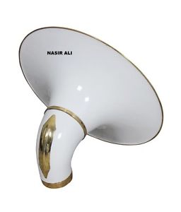 for summer sale white coloured SOUSAPHONE BRASS FINISH with free case & mp