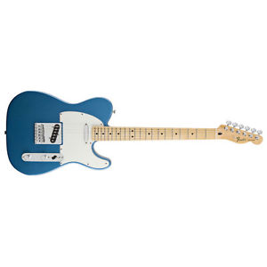 Fender Standard Telecaster Guitar Maple Lake Placid Blue DEMO