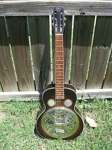VINTAGE 1937 DOBRO MODEL 46 ROUNDNECK RESONATOR GUITAR
