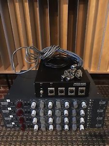 4 Vintech X73i Preamp/EQ channels NEVE 1073 Sequential Serial #'s with PSU X73