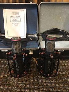 MATCHED PAIR Manley Reference Cardioid Professional Tube Microphone