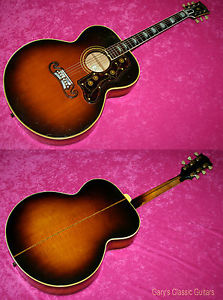 1951 Gibson SJ-200 with Rare Sunbursted Rims  (GIA0398)