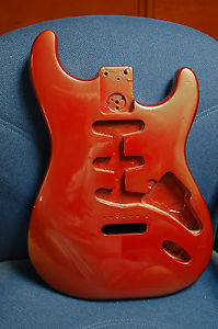 Vintage RARE 1970s Fender Strat 3 Bolt Guitar Body Parts Luthier Project WOW
