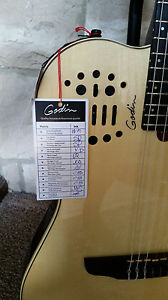 Godin Multiac Nylon String SA Electric Guitar Natural High Gloss MC