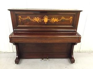 Broadwood Antique Upright Piano with an Inlaid Rosewood Case C.1906