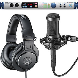 Presonus Studio 192 Recording Interface + Audio-Technica Microphone & Headphones