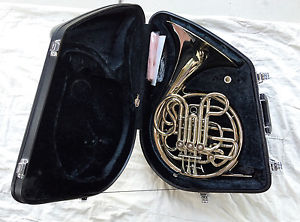 Yamaha YHR-668N Nickel Plated Double French Horn with Case & More!! *VERY NICE**