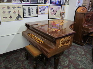 Bluthner Grand Antique Piano 6' Art Case One Of A Kind Vintage + Steinway Avail