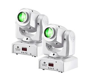 American DJ 2) AMERICAN DJ Inno Pocket Spot Pearl LED Mini Moving Head 12W DMX