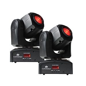 American DJ (2) NEW! AMERICAN DJ Inno Pocket Spot LED Mini Moving Head 12W DMX