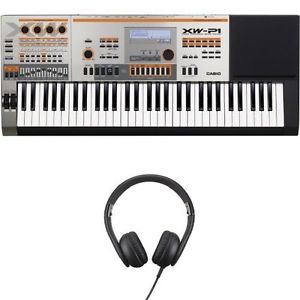 Casio XWP1 61 Key Performance Synthesizer Bundle with Casio XWH1 DJ Headphones