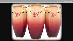 Ultra Rare LP 40th Anniversary Series Congas x 3 Quinto, Conga & Tumba Mint Cond